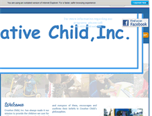 Tablet Screenshot of creativechildri.com